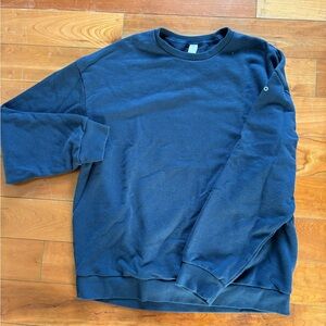 Alo Yoga Chill Crewneck Pullover, Navy